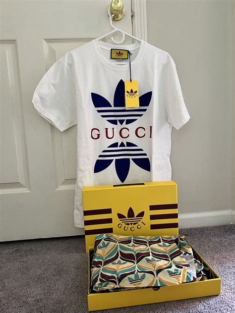 gucci x adidas shirt|Showcasing adidas x Gucci .